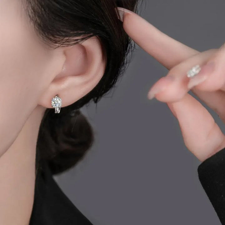 Nadine square earrings | Golden Blanco