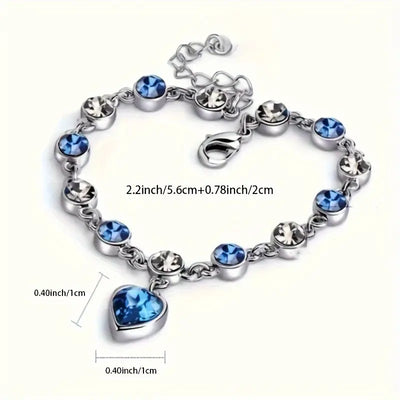 Pulsera Corazón Oceánico Glow | Golden Blanco (5/5)