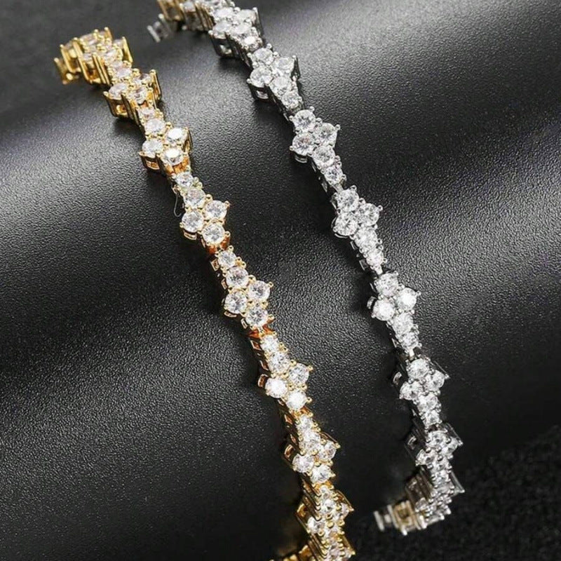 Pulsera de Tenis Clásica | Golden (4/5)