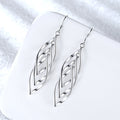 Woven Wave Solenne Earrings | Golden Blanco
