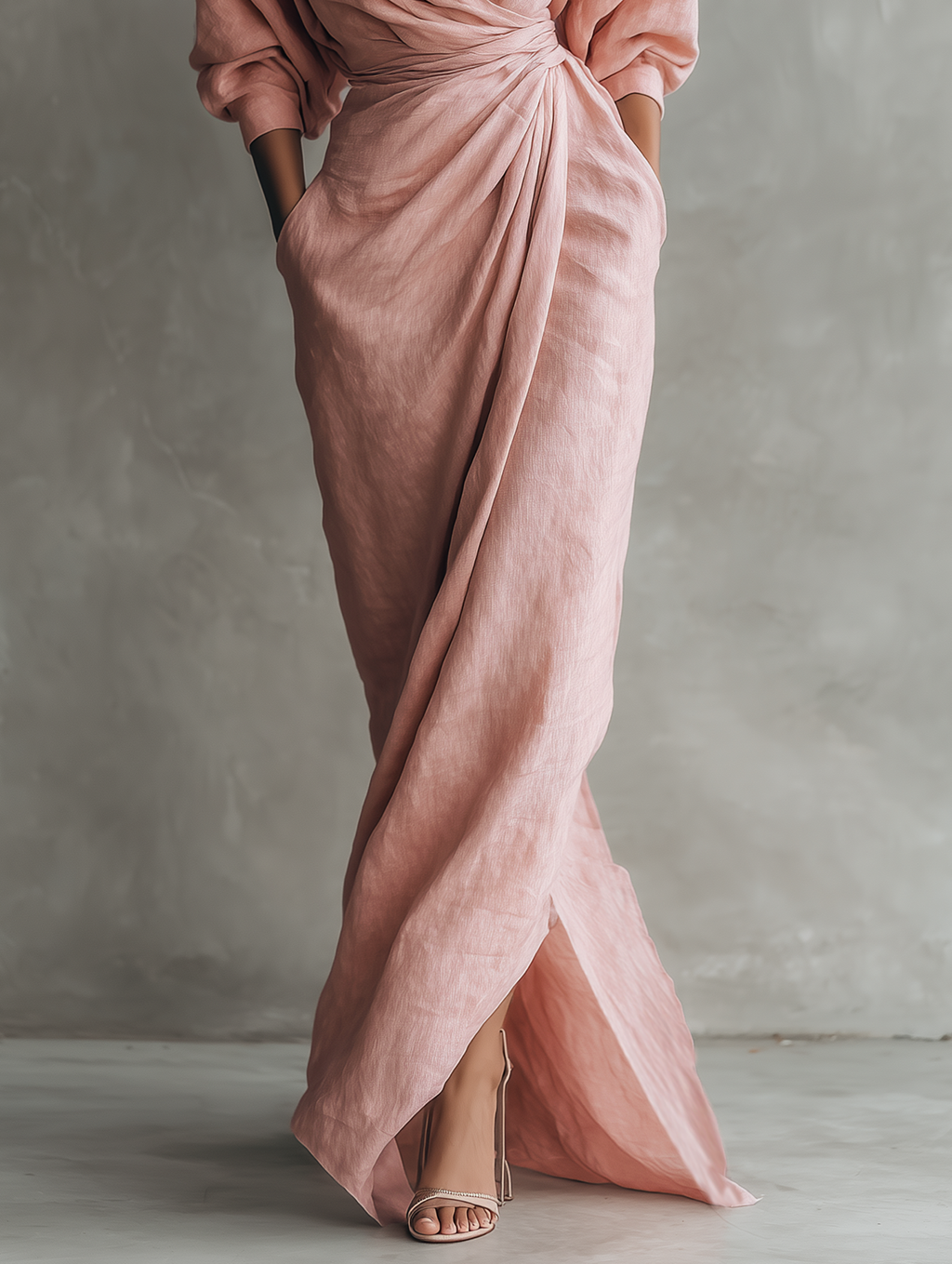 Maria Linen Maxi Dress
