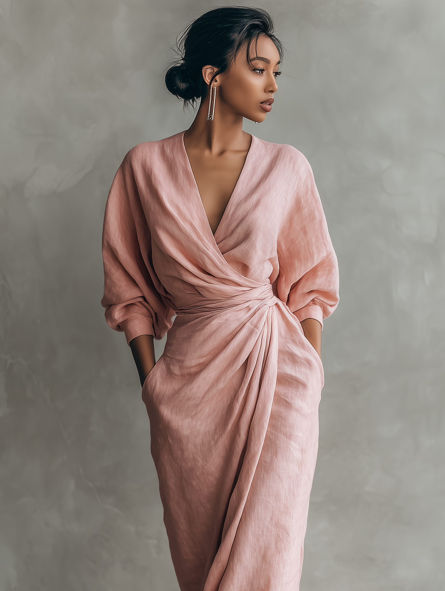 Maria Linen Maxi Dress