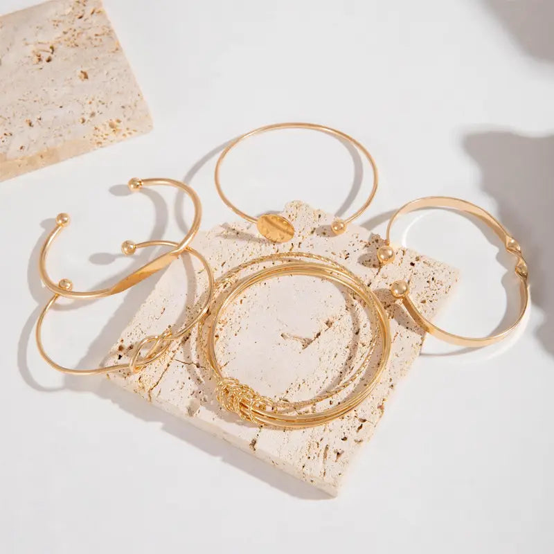 Set de Pulseras Nudo Elegante | Golden (4/5)