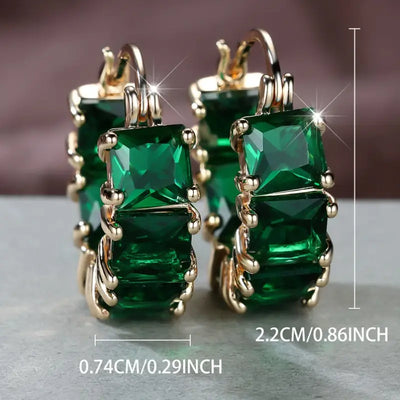 Pendientes Rowena Emeris | Golden (4/4)