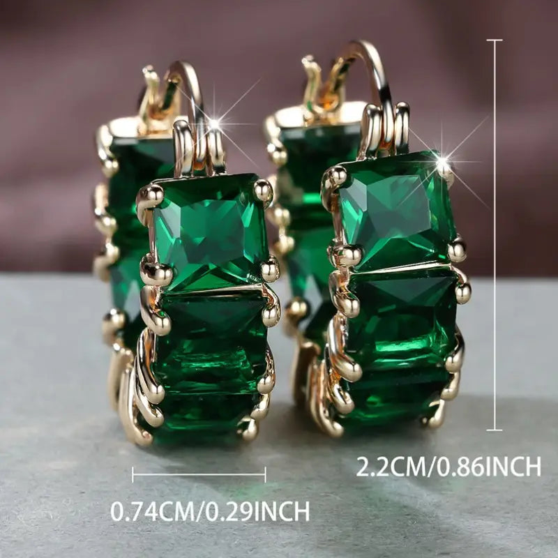 Pendientes Rowena Emeris | Golden (4/4)