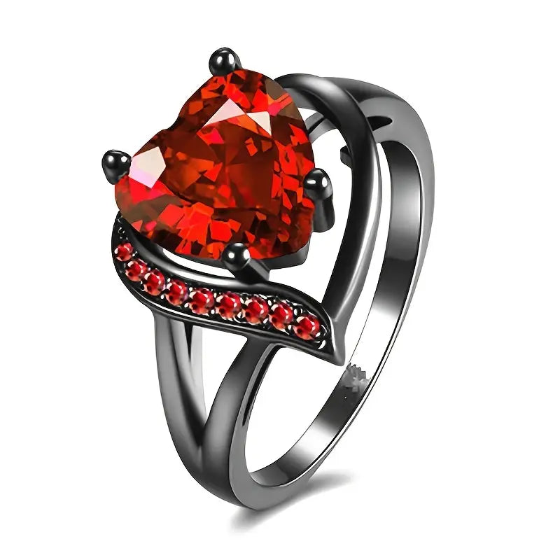 Anillo Calindra Rosethorne | Acabado Negro (1/4)