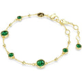 Pulsera Delicada de Esmeralda | Golden