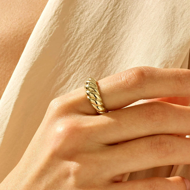 Anillo Croissant | Golden (4/4)