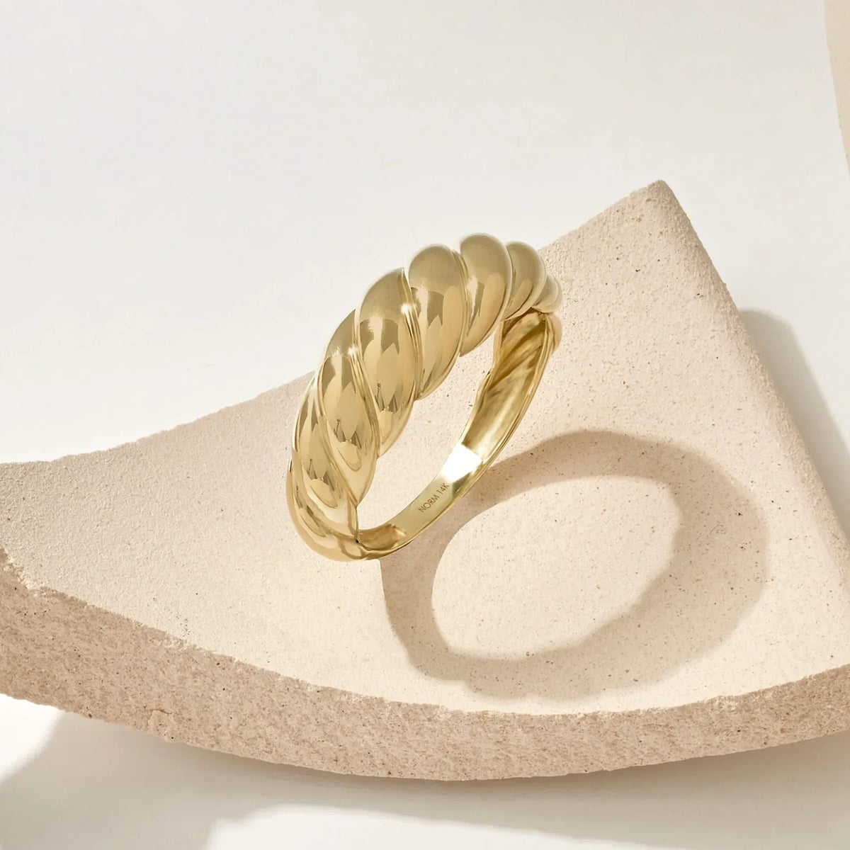Anillo Croissant | Golden