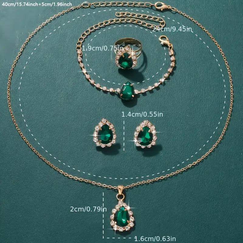 Set de Joyas Elisandre Vermont | Golden (4/4)