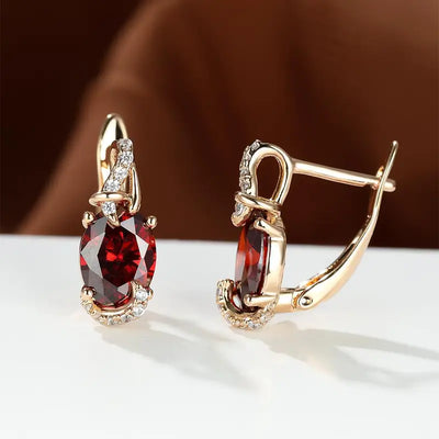 Pendientes Colgantes Crimson Twilight | Golden (2/4)