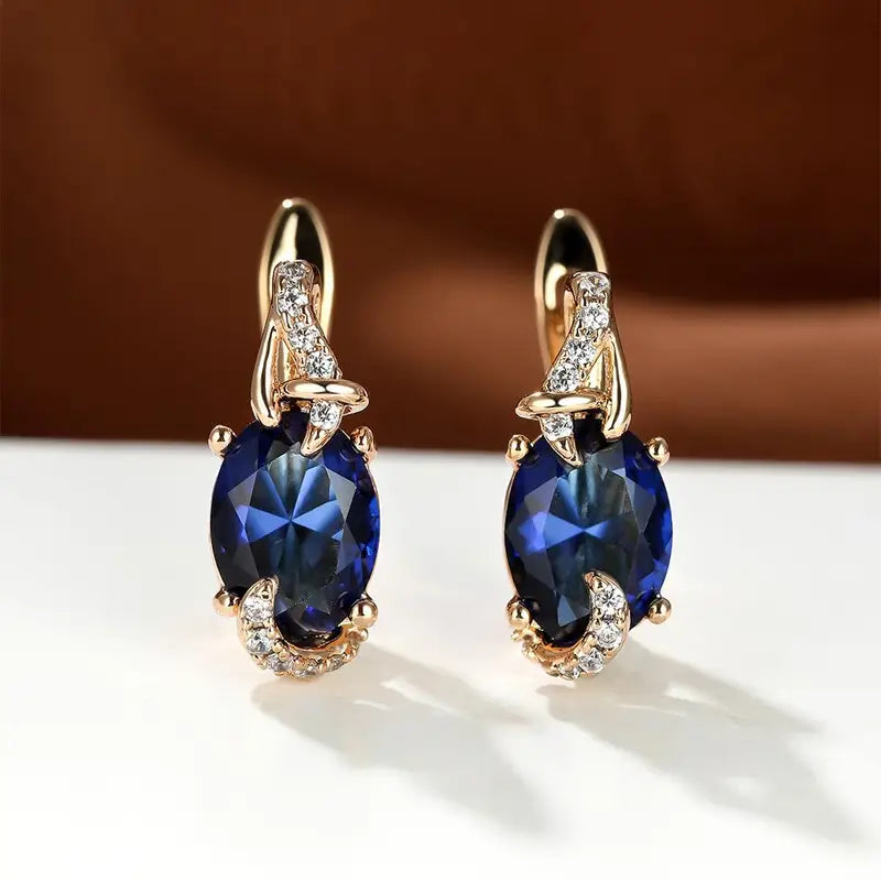 Pendientes Colgantes Royal Midnight | Golden