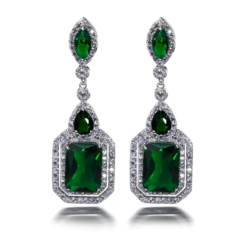 Pendientes Clarion Verdancia | Golden Blanco (4/4)