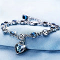 Pulsera Corazón Oceánico Glow | Golden Blanco