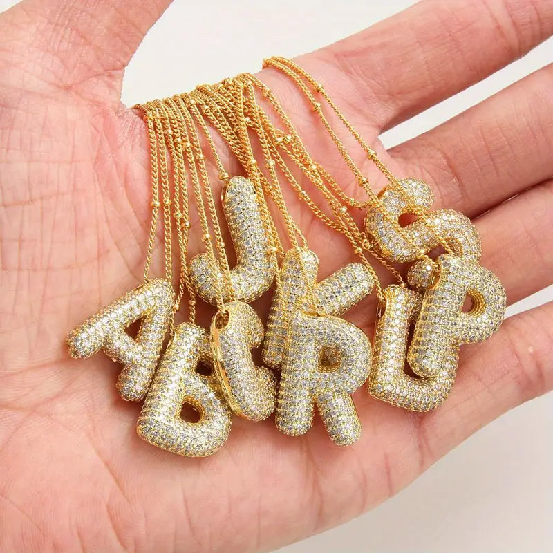 Collar con Inicial Burbuja | Golden (2/3)