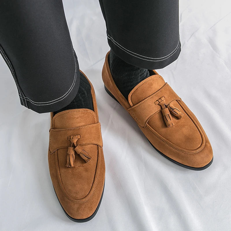 Ettore Suede Tassel Loafer