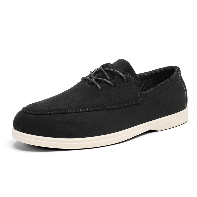 Claudio Lace-up Suede Loafer