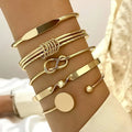Set de Pulseras Nudo Elegante | Golden