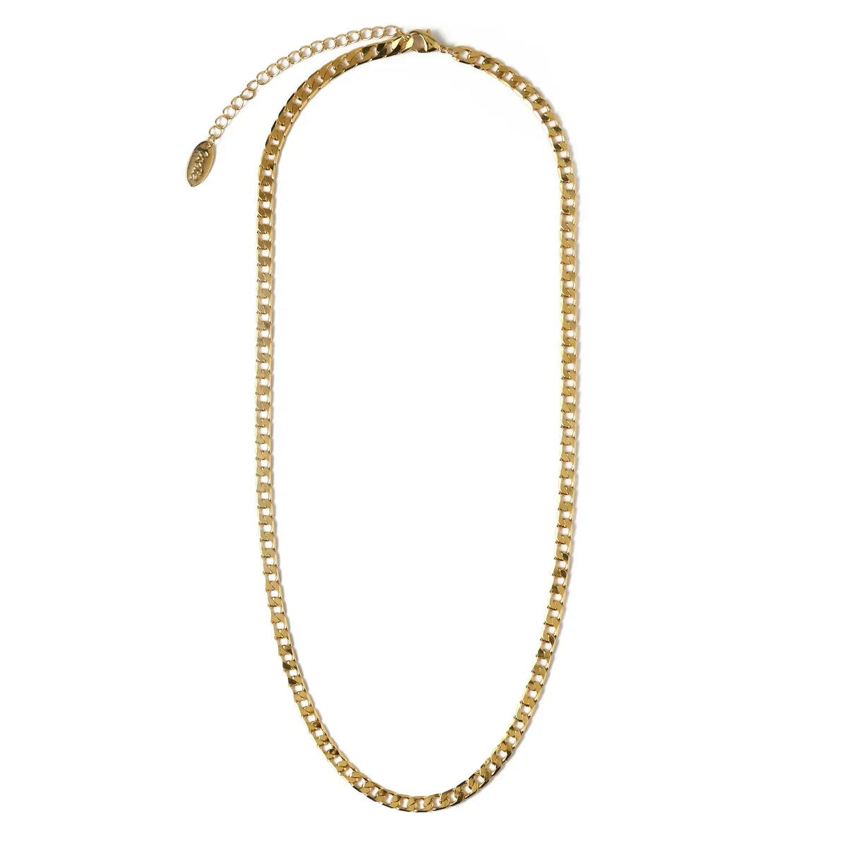 Collar Cadena Eslabón Plana | Golden