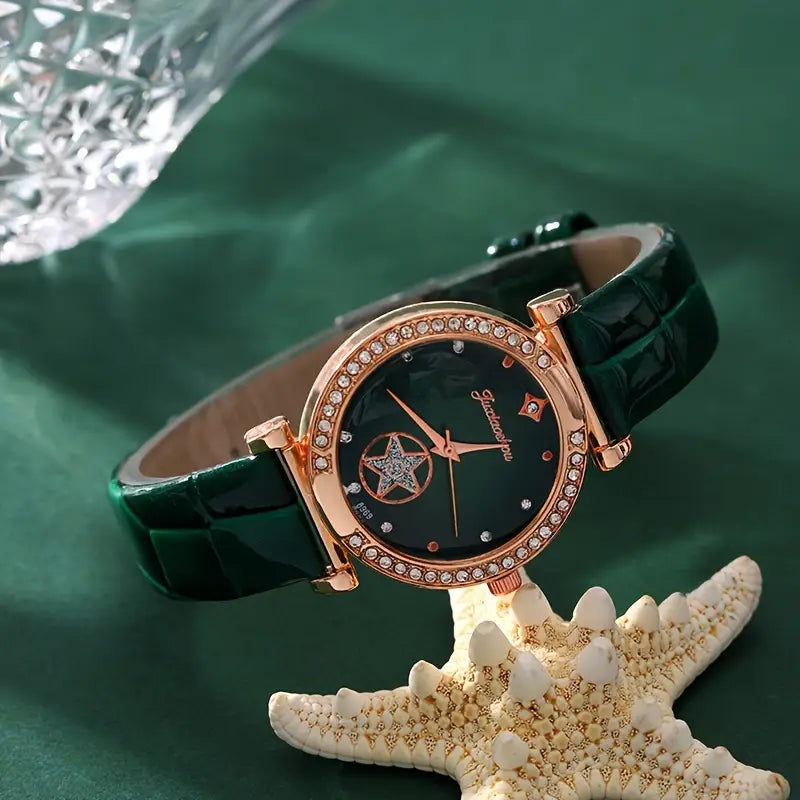 Set de Joyas Verdantra Timecourt | Golden
