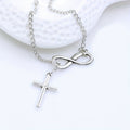 Eternal Cross Pendant Necklace | Golden Blanco