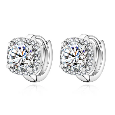 Pendientes Cuadrados Nadine | Golden (2/3)