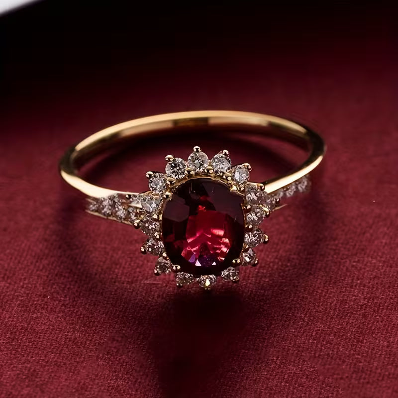 Anillo Empress Rojo | Golden