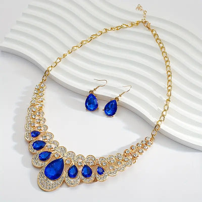 Set de Joyas Maevina Zafiros | Golden (2/2)