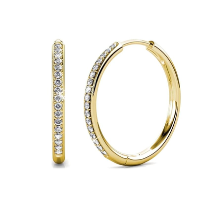 Sorel Pave Earrings | Golden Blanco (2/4)
