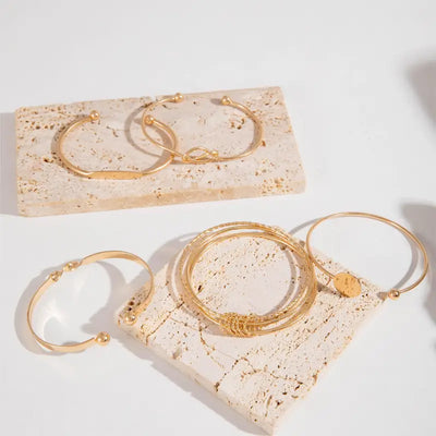Set de Pulseras Nudo Elegante | Golden (3/5)