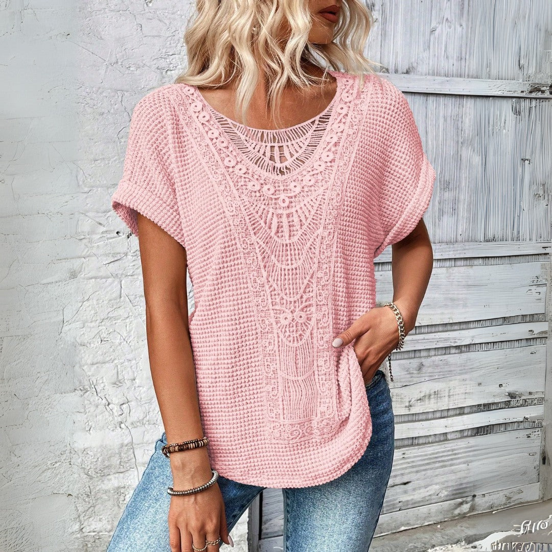 Emma Crochet Lace Top