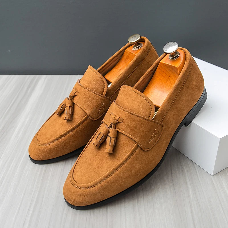 Ettore Suede Tassel Loafer