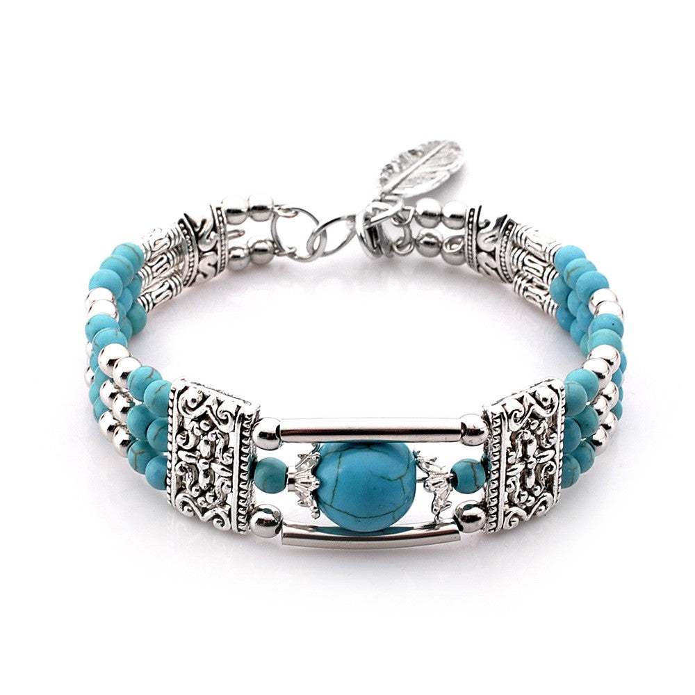 Pulsera Azura Mesa | Golden Blanco