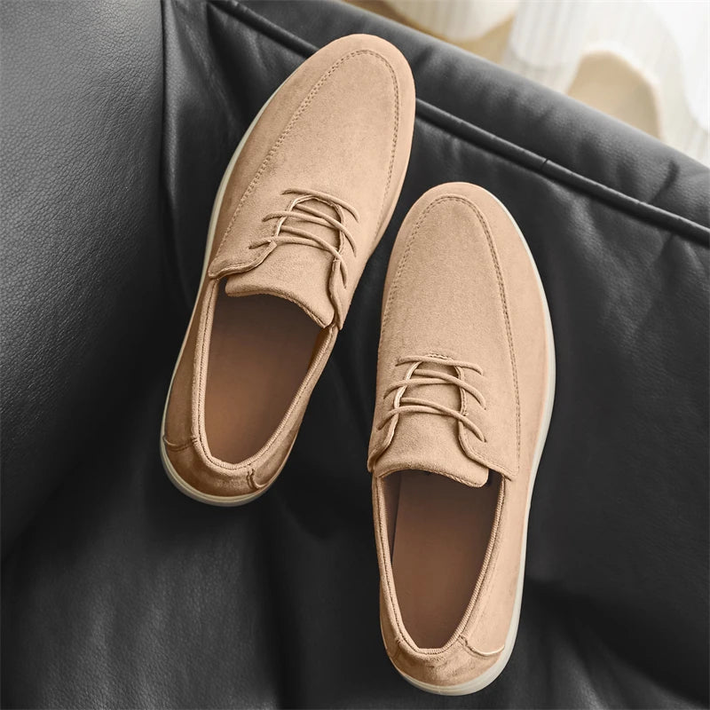 Claudio Lace-up Suede Loafer