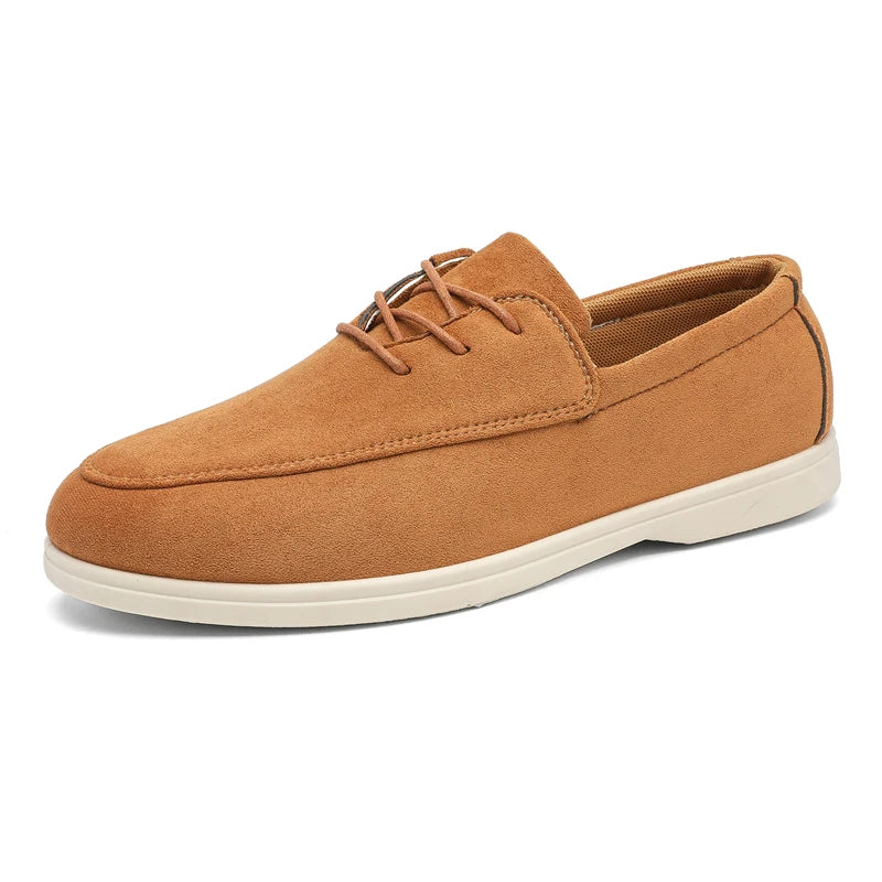 Claudio Lace-up Suede Loafer