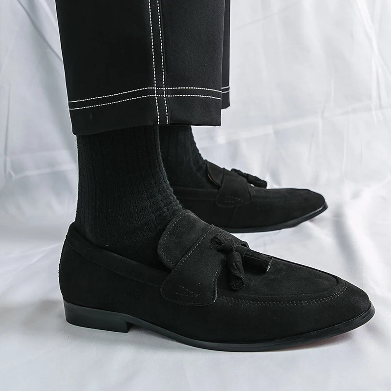 Ettore Suede Tassel Loafer