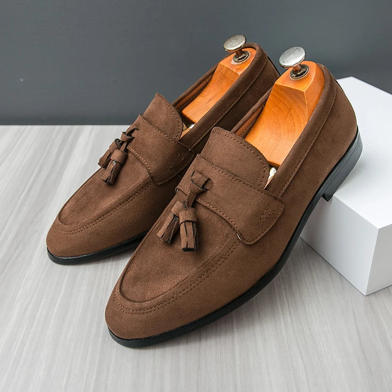 Ettore Suede Tassel Loafer