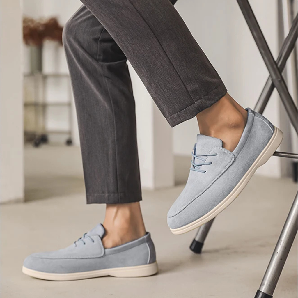 Claudio Lace-up Suede Loafer