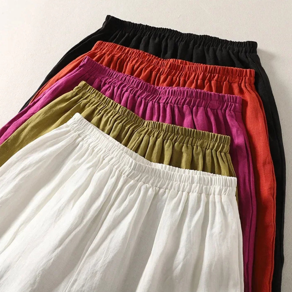 Aurora 100% Linen Relaxed Pants