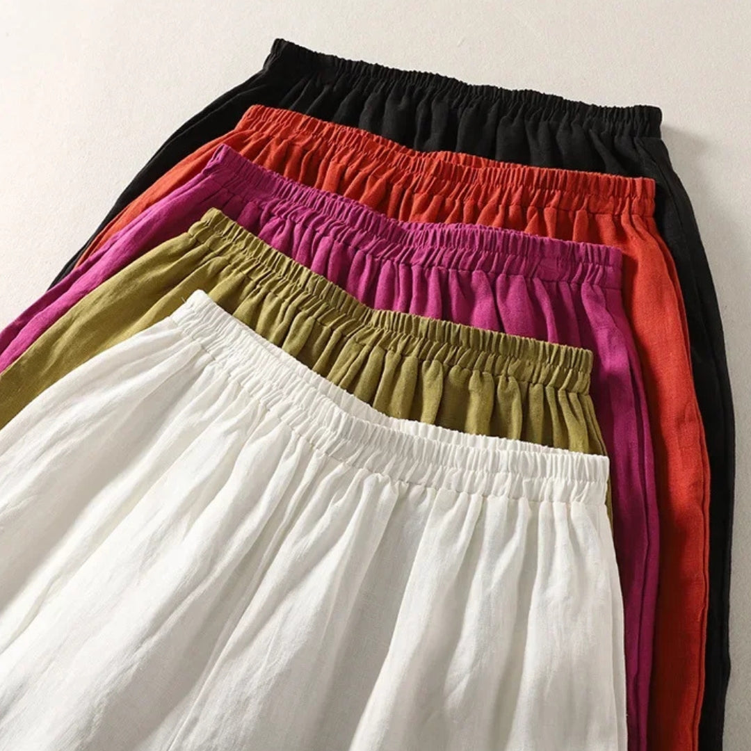 Aurora 100% Linen Relaxed Pants