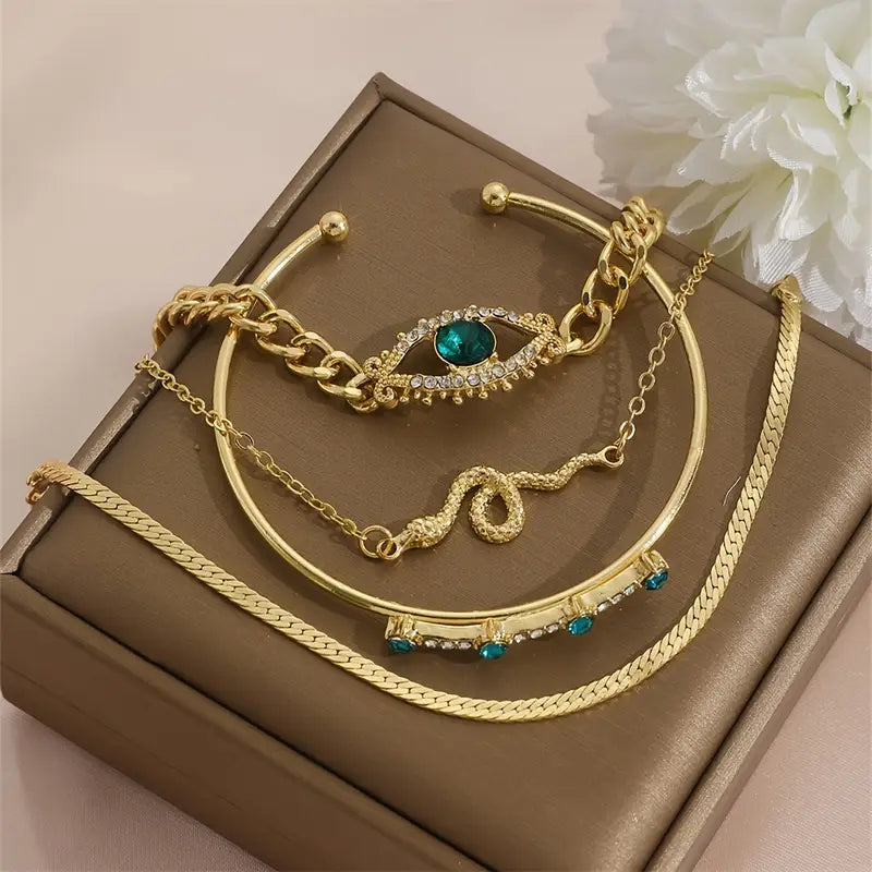 Set de Pulseras Serpina Veyra | Golden