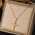 Collar Cruz con Cristal | Golden