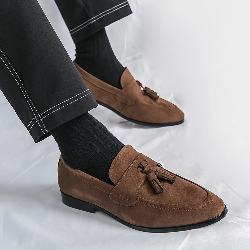 Ettore Suede Tassel Loafer