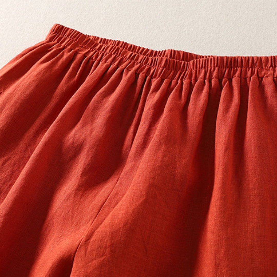 Aurora 100% Linen Relaxed Pants
