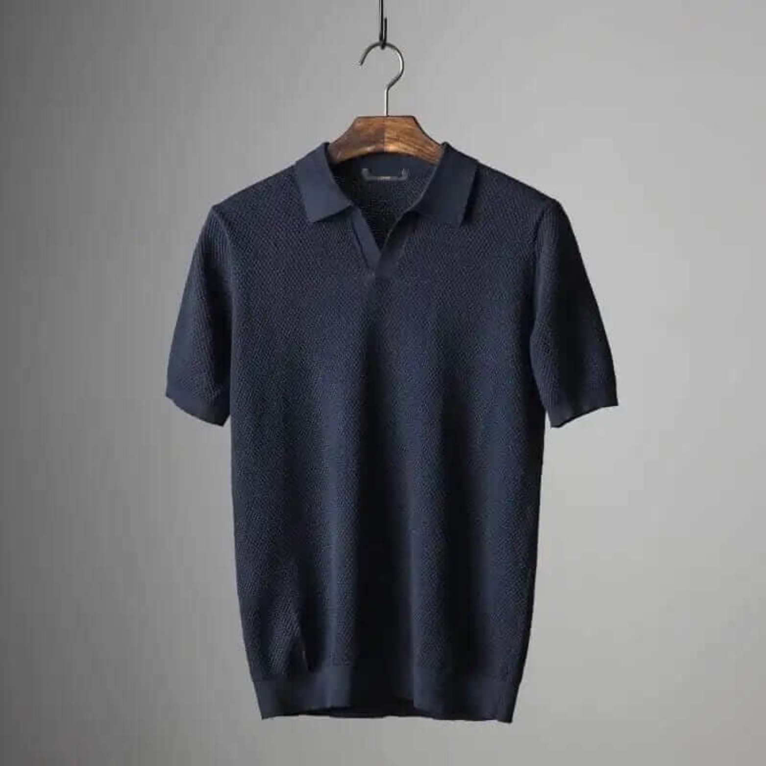 Wesley Waffle Knit Polo