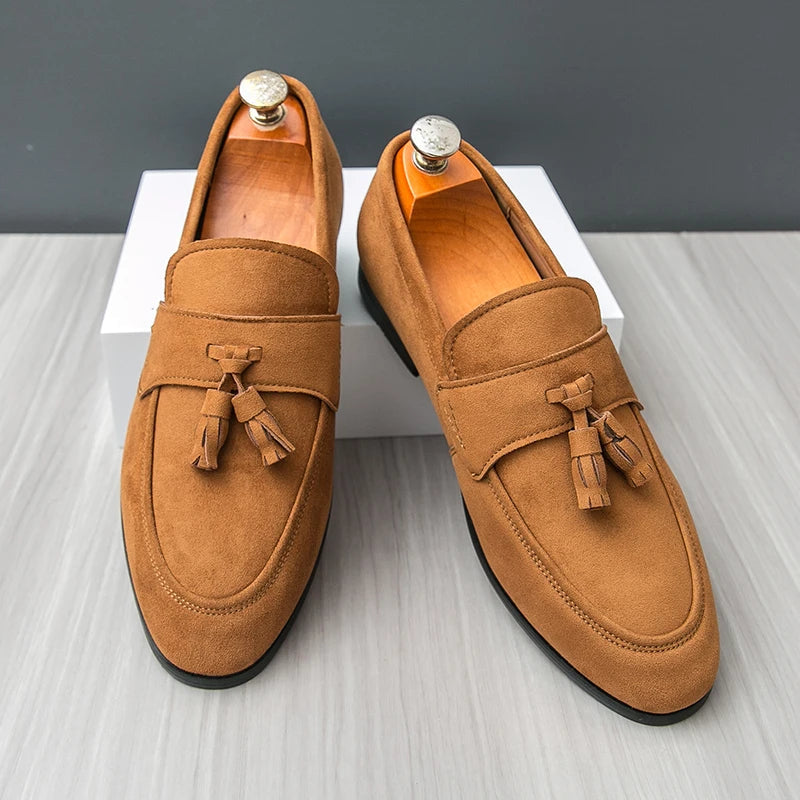 Ettore Suede Tassel Loafer