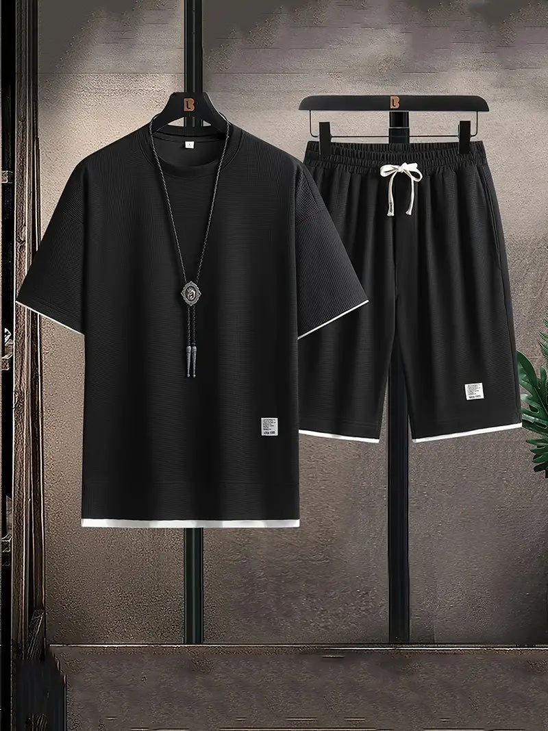 Enzo Waffle Knit Lounge Set