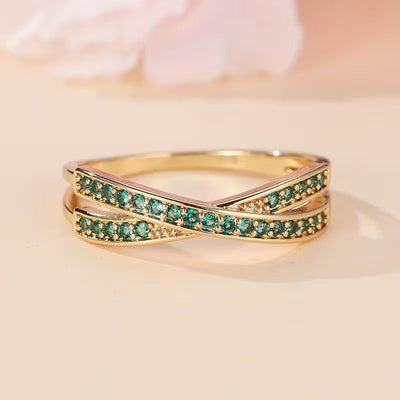 Anillo Flow Esmeralda | Golden (2/4)