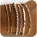 Isabella Vernetta bracelet set | Golden Blanco