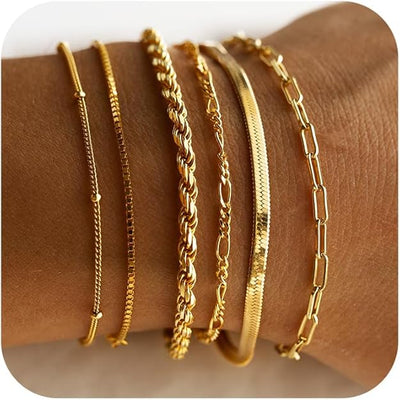 Set de Pulseras Isabella Vernetta | Golden (1/4)